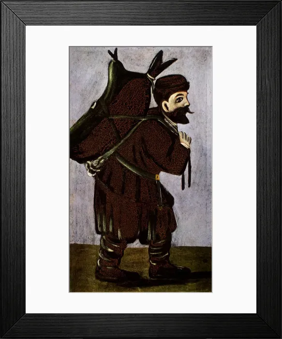 Framed Print : Musha with a Wineskin Date: 1910 Framed Print : Musha with a Wineskin Date: 1910