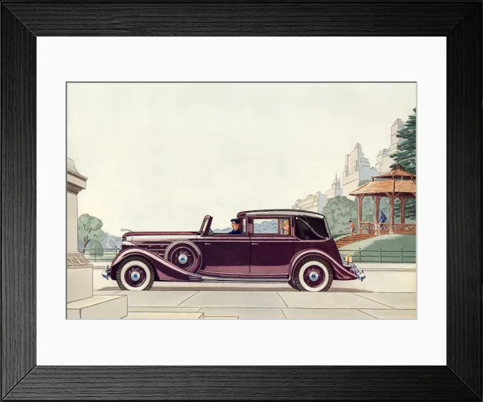 Framed Print : 1931 Lincoln Brunn Cabriolet Framed Print : 1931 Lincoln Brunn Cabriolet