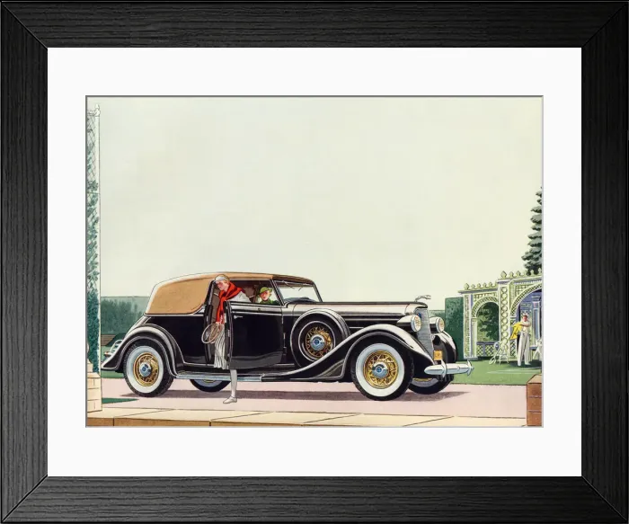 Framed Print : 1931 Lincoln Brunn Convertible Victoria Framed Print : 1931 Lincoln Brunn Convertible Victoria