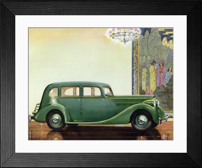 Framed Print : 1935 Packard Eight Sedan Framed Print : 1935 Packard Eight Sedan