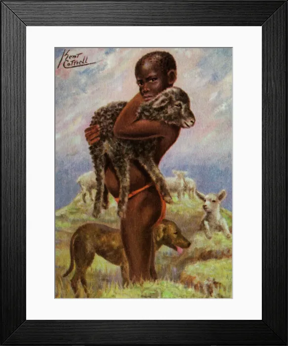 Framed Print : African Tribesman with Bow and Arrow Framed Print : African Tribesman with Bow and Arrow