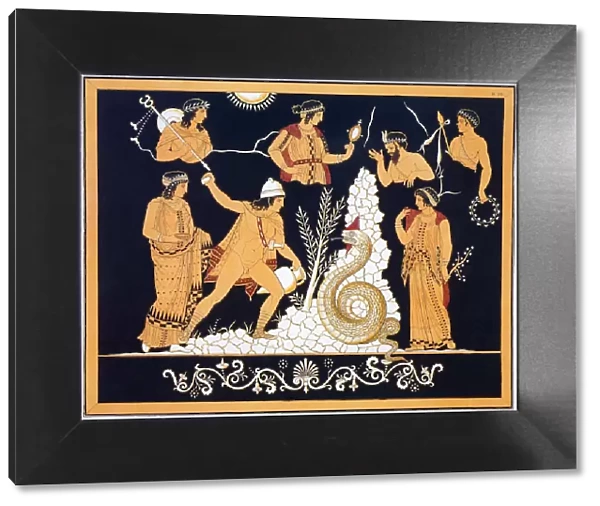 Etruscan Vase painting Date: 1810