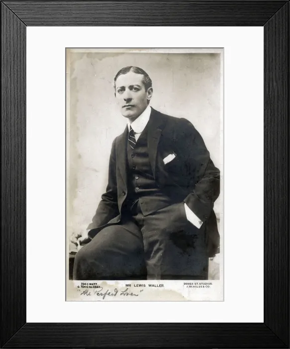 Framed Print : Lewis Waller (1860-1915) - Actor and Theatre Manager - pictured here performing in Framed Print : Lewis Waller (1860-1915) - Actor and Theatre Manager - pictured here performing in