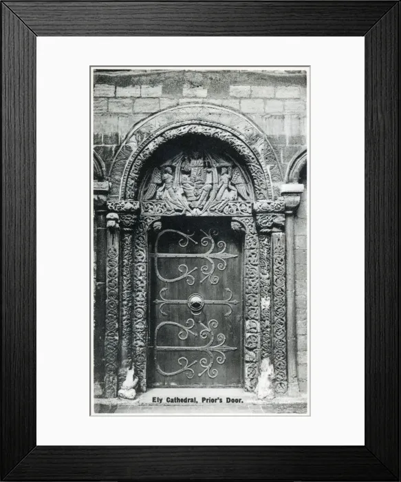 Framed Print : The Ornate Priors Door at Ely Cathedral, Ely, Cambridgeshire Framed Print : The Ornate Priors Door at Ely Cathedral, Ely, Cambridgeshire