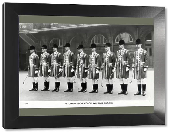 The Coronation Coach Walking Grooms - Coronation of Queen Elizabeth II - June 2, 1953