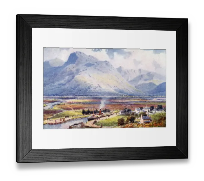 Framed Print : Ben Nevis viewed from Banavie, a village on the shores of Loch Eil Framed Print : Ben Nevis viewed from Banavie, a village on the shores of Loch Eil