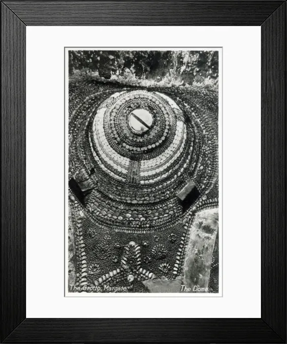 Framed Print : The Shell Grotto - an ornate subterranean passageway shell grotto in Margate, Kent Framed Print : The Shell Grotto - an ornate subterranean passageway shell grotto in Margate, Kent