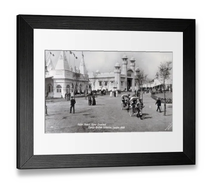 Framed Print : Indian Palace - Upper Crescent - The Franco-British Exhibition at White City, London Framed Print : Indian Palace - Upper Crescent - The Franco-British Exhibition at White City, London