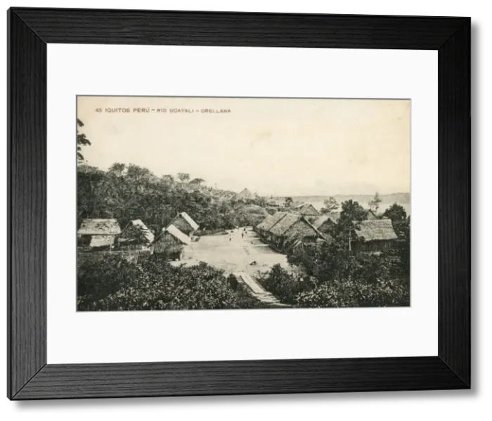 Framed Print : Orellana in the Loreto Region on the Ucayali River, Ucayali Province, Peru Framed Print : Orellana in the Loreto Region on the Ucayali River, Ucayali Province, Peru