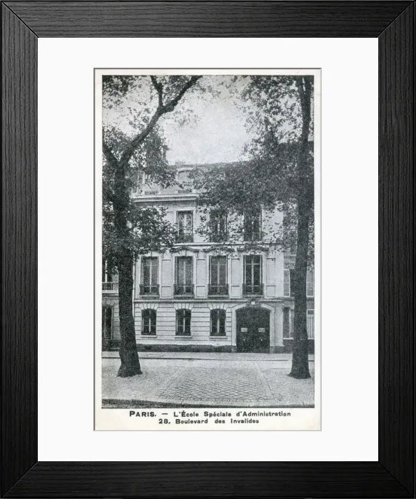 Framed Print : Paris, France - L Ecole Speciale d Administration - 28, Boulevard des Invalides Date Framed Print : Paris, France - L Ecole Speciale d Administration - 28, Boulevard des Invalides Date