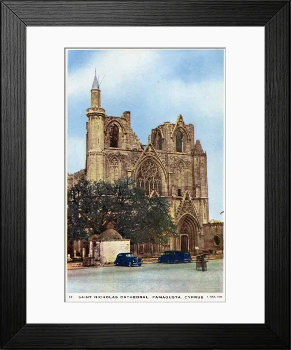 Framed Print : Famagusta, Cyprus - the Lala Mustafa Pasha Mosque Framed Print : Famagusta, Cyprus - the Lala Mustafa Pasha Mosque
