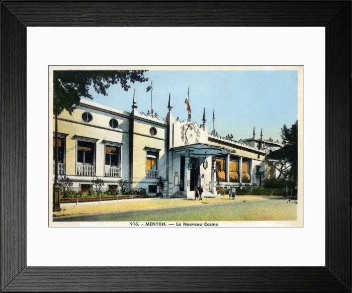 Framed Print : The New Casino - Menton, France Framed Print : The New Casino - Menton, France
