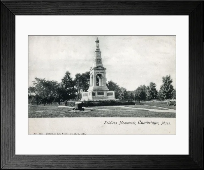 Framed Print : The Civil War Monument, Massachusetts, USA Framed Print : The Civil War Monument, Massachusetts, USA