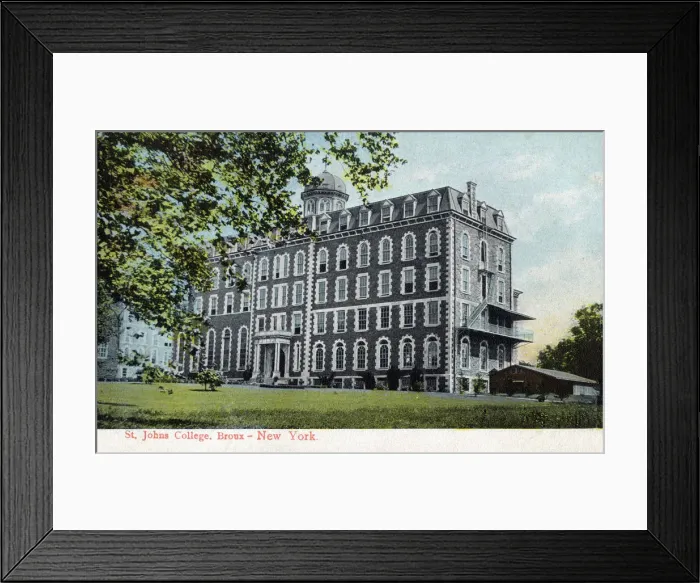 Framed Print : St. Johns College, Bronx, New York, USA Framed Print : St. Johns College, Bronx, New York, USA