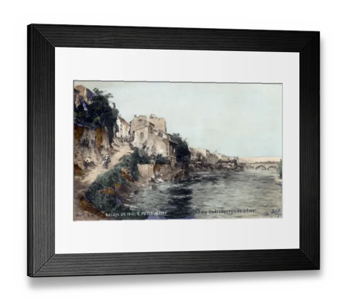 Framed Print : Pont-du-Chateau, Puy-de-Dome department, France Framed Print : Pont-du-Chateau, Puy-de-Dome department, France