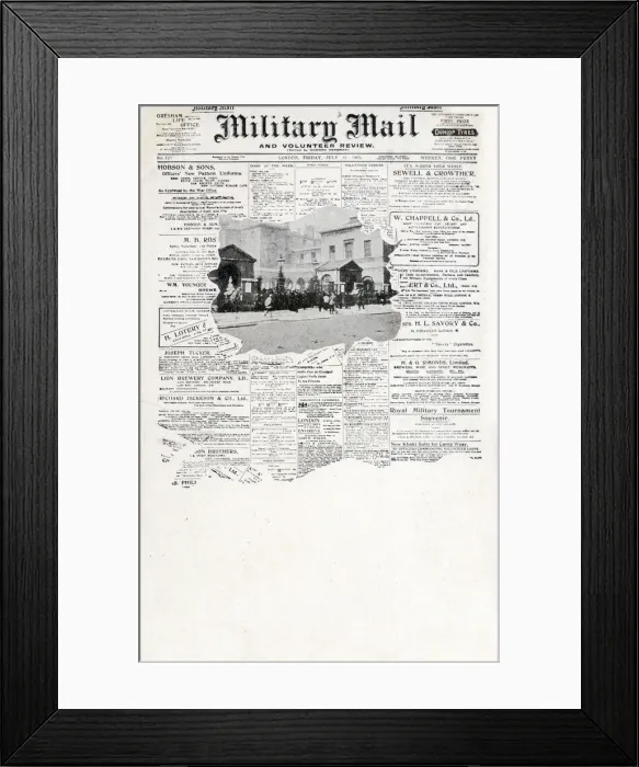 Framed Print : Military Mail and Volunteer Review Framed Print : Military Mail and Volunteer Review