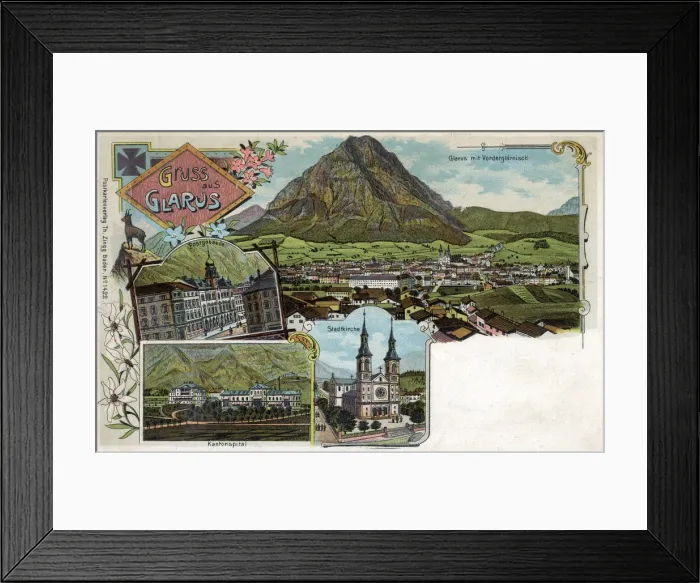 Framed Print : Glarus, Switzerland Framed Print : Glarus, Switzerland
