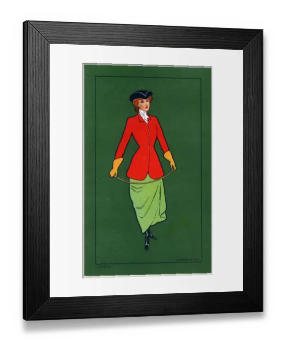 Framed Print : A High Born English Hunting Girl Framed Print : A High Born English Hunting Girl