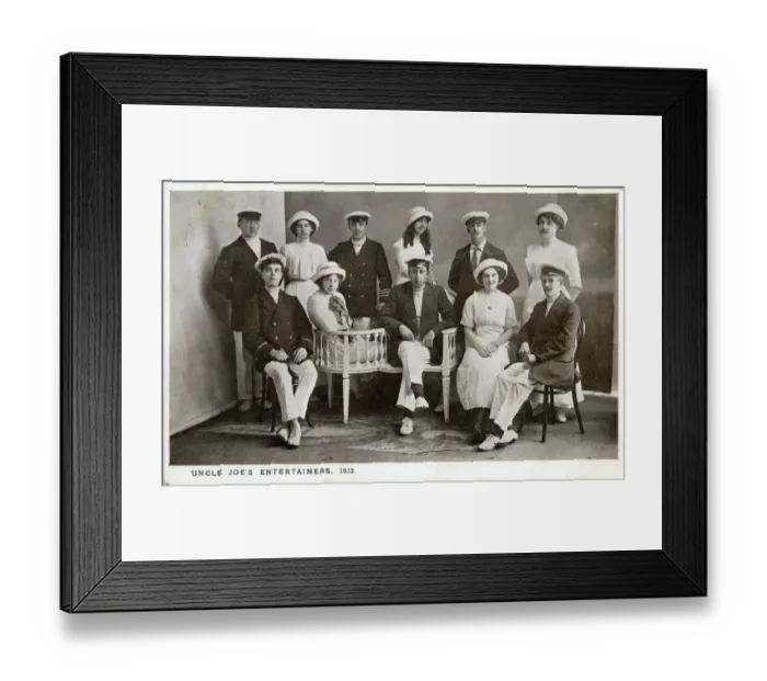 Framed Print : Uncle Joes Entertainers from Northern Ireland