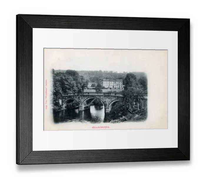 Framed Print : Chatsworth House, Derbyshire Framed Print : Chatsworth House, Derbyshire