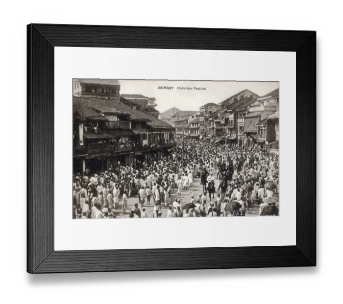 Framed Print : Mumbai, India - The Muharram Festival Procession Framed Print : Mumbai, India - The Muharram Festival Procession