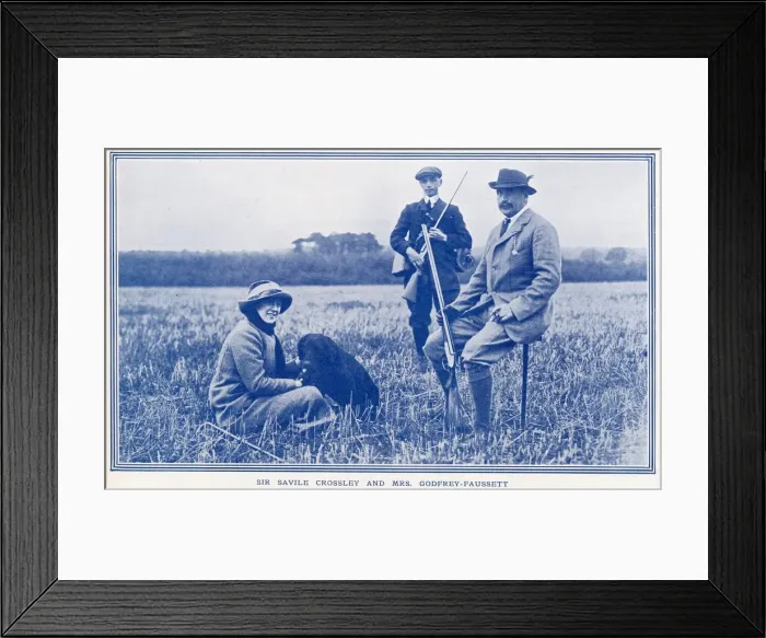 Framed Print : Sir Savile Crossleys Shoot at Somerleyton Hall, Lowestoft Framed Print : Sir Savile Crossleys Shoot at Somerleyton Hall, Lowestoft