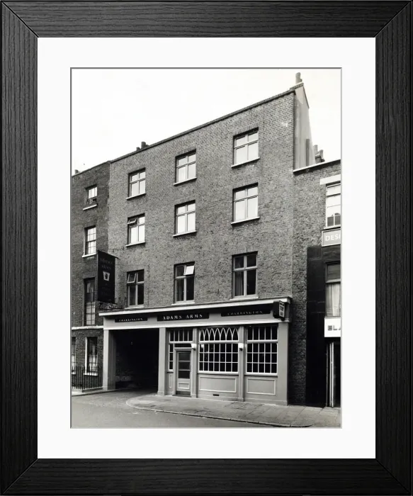 Framed Print : Photograph of Adams Arms, Fitzroy Square, London Framed Print : Photograph of Adams Arms, Fitzroy Square, London