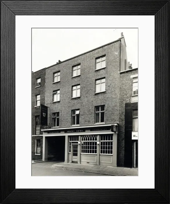 Framed Print : Photograph of Adams Arms, Fitzroy Square, London Framed Print : Photograph of Adams Arms, Fitzroy Square, London