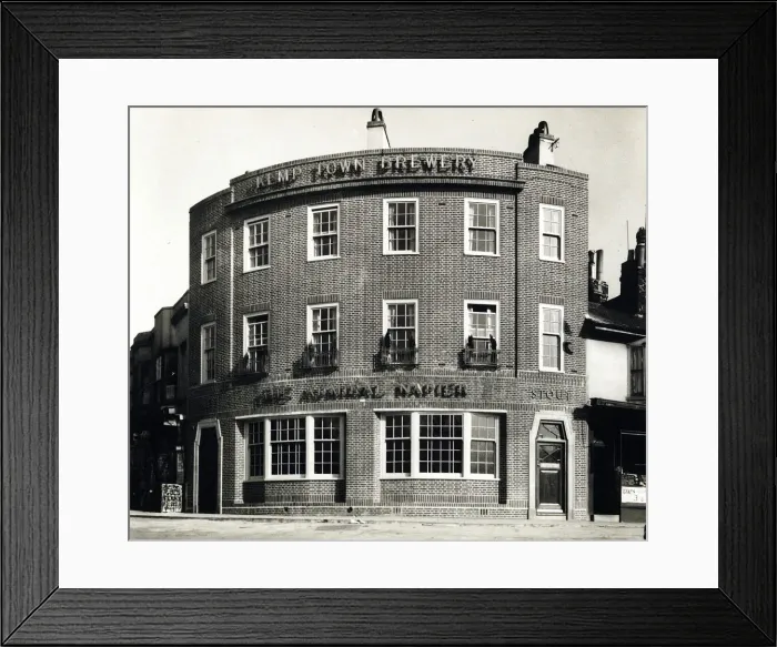 Framed Print : Photograph of Admiral Napier PH, Brighton, Sussex Framed Print : Photograph of Admiral Napier PH, Brighton, Sussex