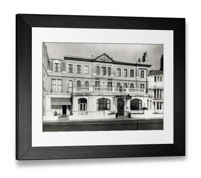 Framed Print : Photograph of Albemarle Hotel, Brighton, Sussex Framed Print : Photograph of Albemarle Hotel, Brighton, Sussex