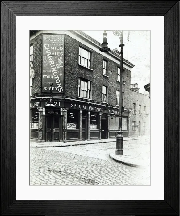 Framed Print : Photograph of Albion PH, Shadwell, London Framed Print : Photograph of Albion PH, Shadwell, London