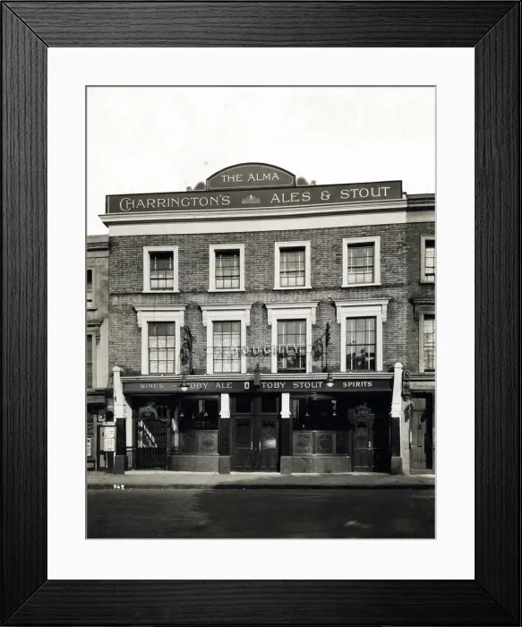 Framed Print : Photograph of Alma PH, Highbury, London Framed Print : Photograph of Alma PH, Highbury, London