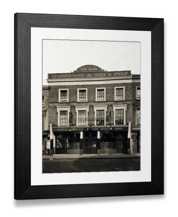 Framed Print : Photograph of Alma PH, Highbury, London Framed Print : Photograph of Alma PH, Highbury, London