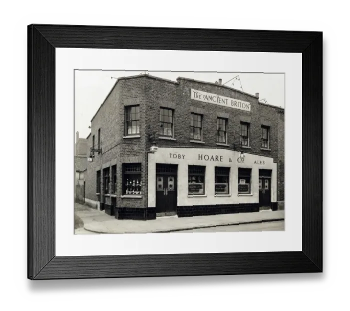 Framed Print : Photograph of Ancient Briton PH, Bow, London Framed Print : Photograph of Ancient Briton PH, Bow, London
