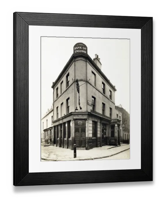 Framed Print : Photograph of Bank Of England PH, Paddington, London Framed Print : Photograph of Bank Of England PH, Paddington, London