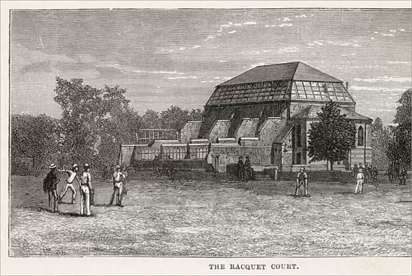 The Racquet Court. Date: circa 1880