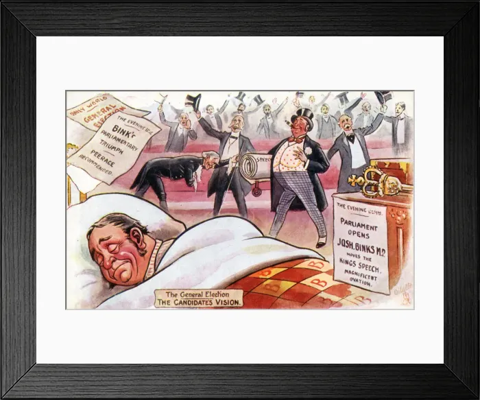 Framed Print : The General Election - The Candidates Vision Framed Print : The General Election - The Candidates Vision