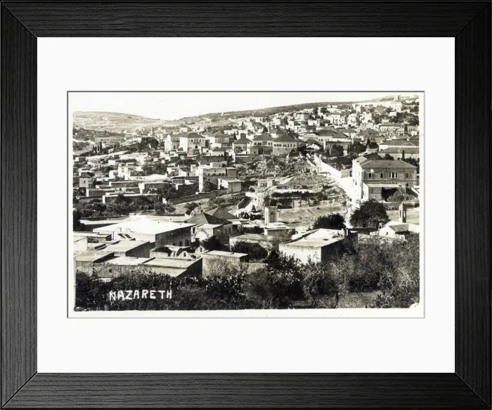 Framed Print : Nazareth, Israel - Panoramic view Framed Print : Nazareth, Israel - Panoramic view