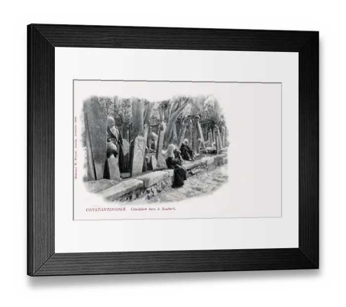 Framed Print : Karacaahmet Cemetery at Uskudar, Istanbul Framed Print : Karacaahmet Cemetery at Uskudar, Istanbul
