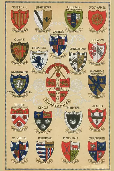 Arms of the Principal Colleges of Cambridge University