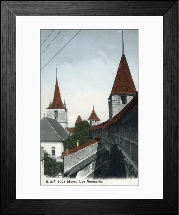 Framed Print : Murten (Morat), Switzerland - The Ramparts Framed Print : Murten (Morat), Switzerland - The Ramparts