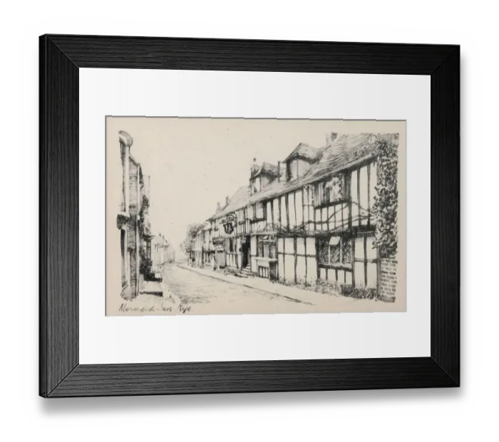 Framed Print : Rye, East Sussex - The Mermaid Inn, Mermaid Street Framed Print : Rye, East Sussex - The Mermaid Inn, Mermaid Street