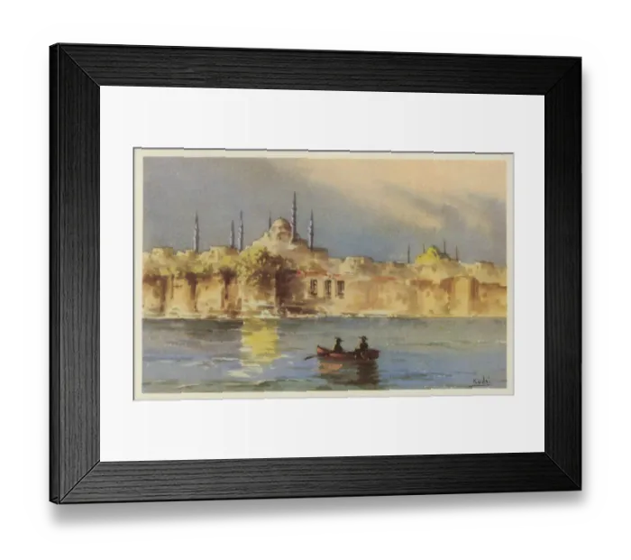 Framed Print : Istanbul, Turkey - The Blue Mosque Framed Print : Istanbul, Turkey - The Blue Mosque