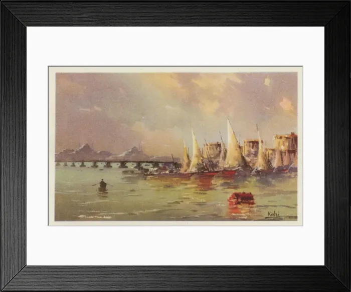 Framed Print : Istanbul, Turkey - The Galata Bridge over the Golden Horn Framed Print : Istanbul, Turkey - The Galata Bridge over the Golden Horn