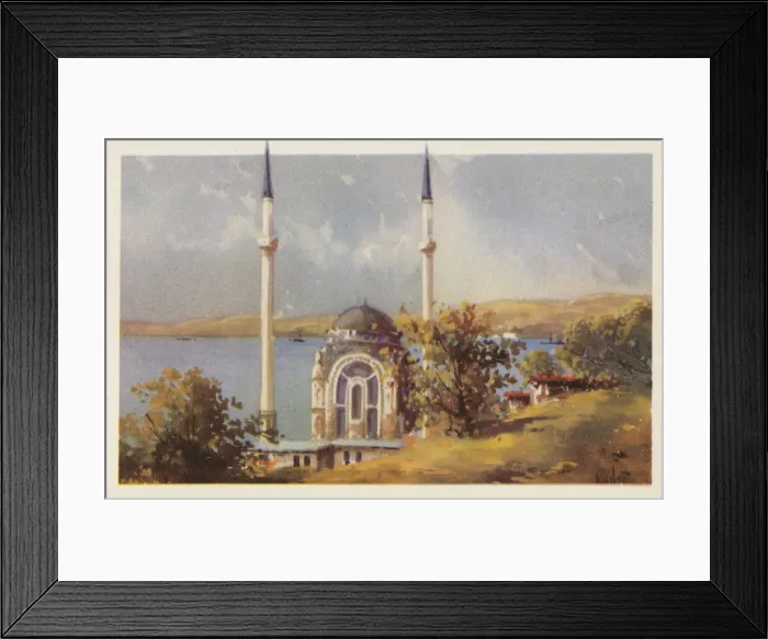 Framed Print : Istanbul, Turkey - The Dolmabahce Mosque Framed Print : Istanbul, Turkey - The Dolmabahce Mosque