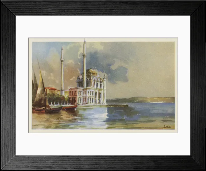 Framed Print : Istanbul, Turkey - The Ortakoy Mosque Framed Print : Istanbul, Turkey - The Ortakoy Mosque