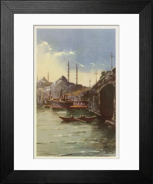 Framed Print : Istanbul, Turkey - The Yeni Cami Mosque Framed Print : Istanbul, Turkey - The Yeni Cami Mosque