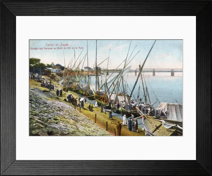 Framed Print : Kafr El-Zayat, Egypt - Fishermens Dhows Framed Print : Kafr El-Zayat, Egypt - Fishermens Dhows