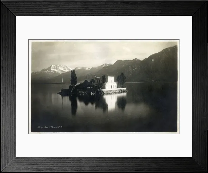 Framed Print : Switzerland - Ile de Salagnon and Dents de Midi Framed Print : Switzerland - Ile de Salagnon and Dents de Midi