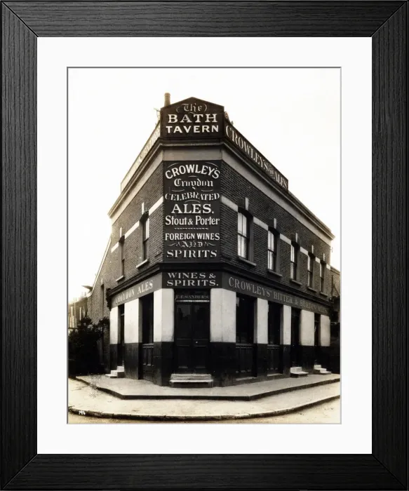 Framed Print : Photograph of Bath Tavern, Mitcham, Greater London Framed Print : Photograph of Bath Tavern, Mitcham, Greater London